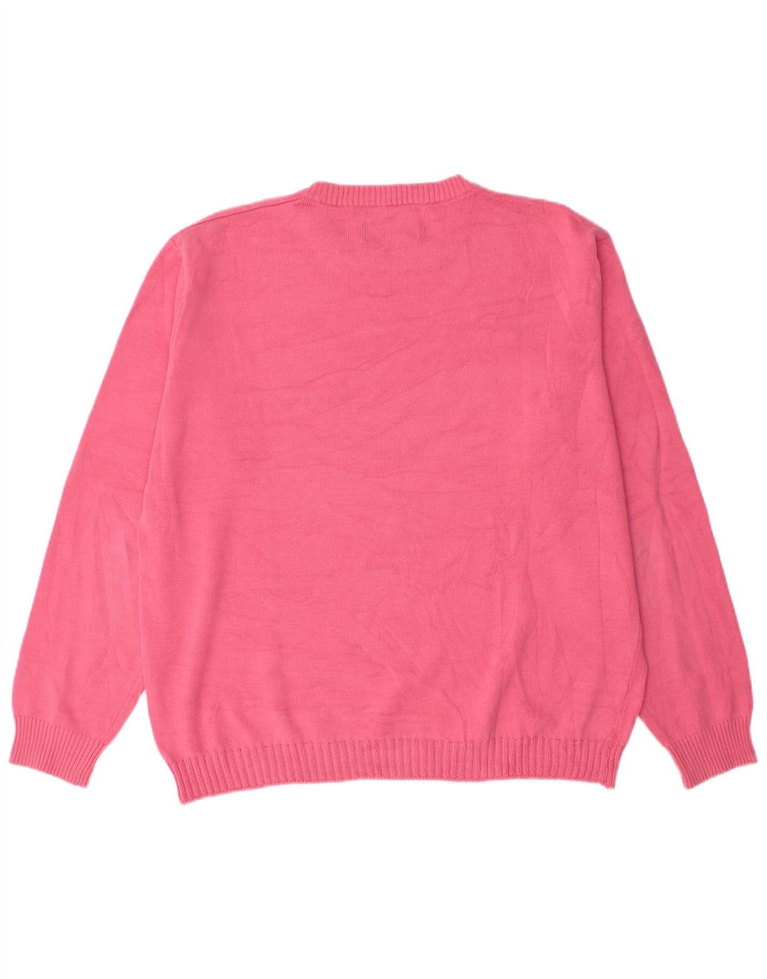 Marlboro Classics Herre Crew Neck Jumper Sweater Large Pink Bomuld