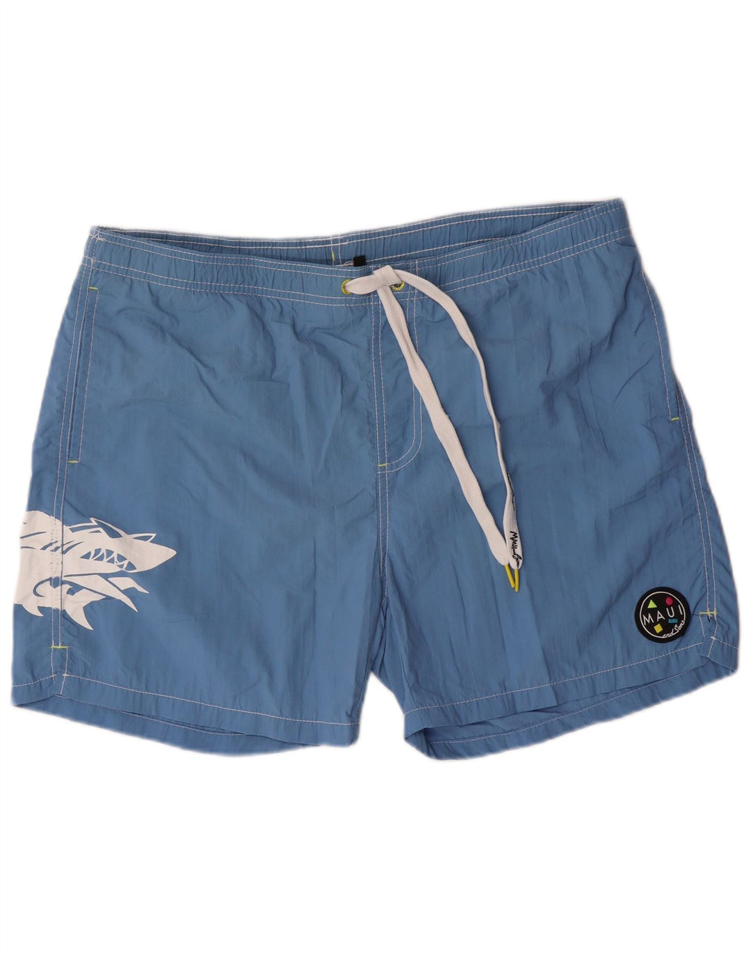 MAUI AND SONS Mens Graphic Swimming Shorts XL  Blue Polyamide