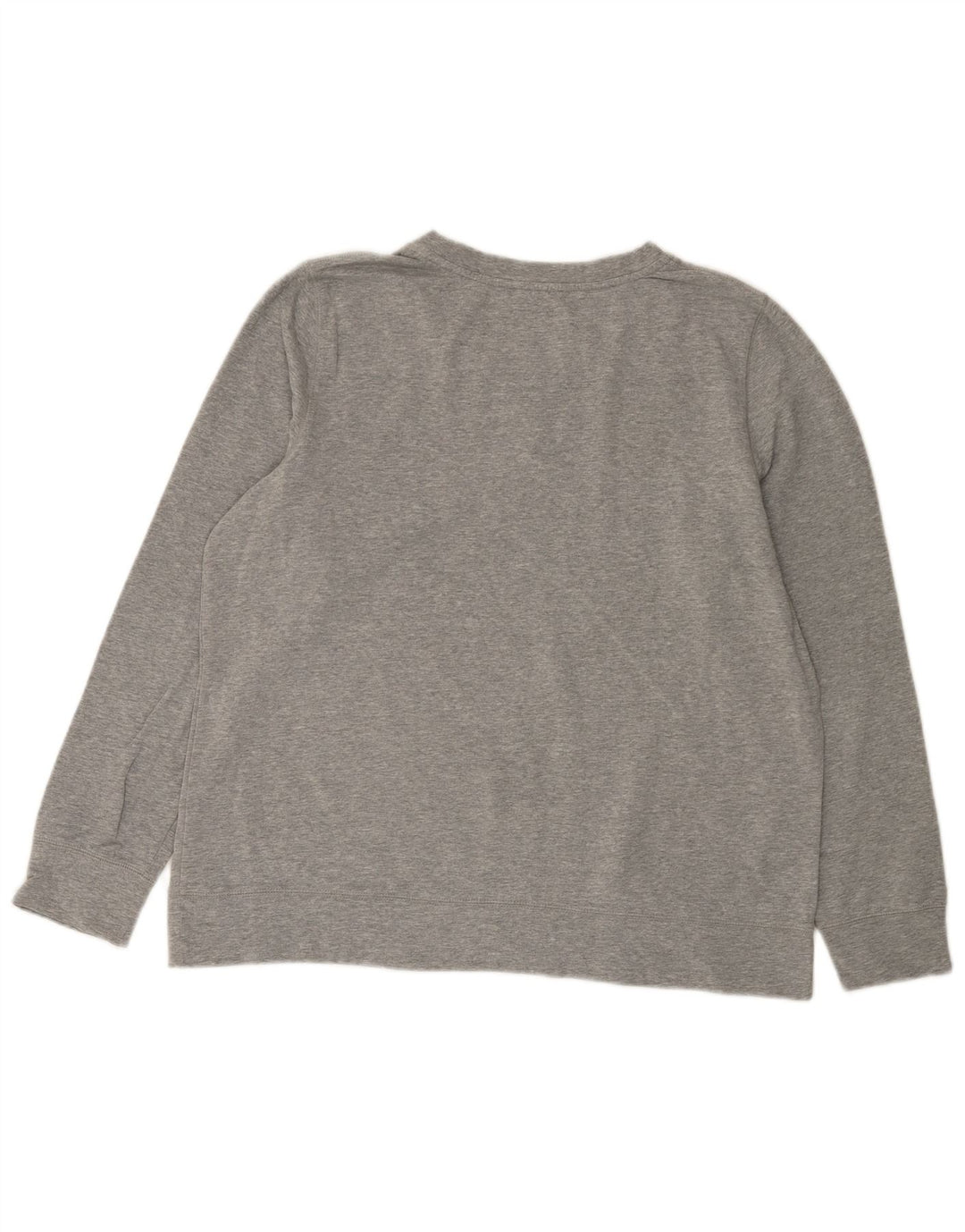 L.L.BEAN Grafisk sweatshirt til kvinder UK 16 Stor grå bomuld
