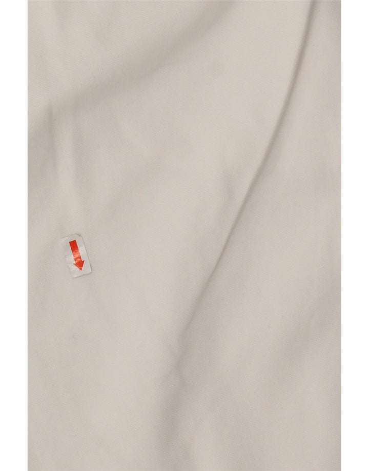 Massimo Dutti Herre Chino Shorts EU 46 XL W38 Hvid Bomuld