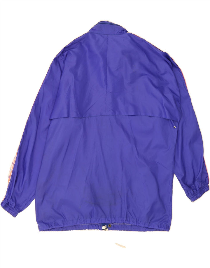 ARENA Mens Graphic Hooded Rain Jacket UK 36 Small Purple Polyamide Vintage Arena and Second-Hand Arena from Messina Hembry 