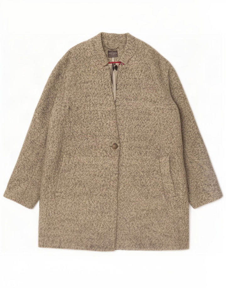 Joules Dame Overfrakke UK 20 2XL Grå Flecked Polyester