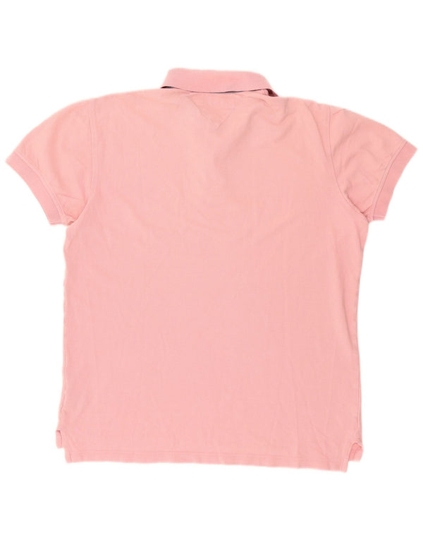 TOMMY HILFIGER Poloshirt til mænd Medium Pink Bomuld