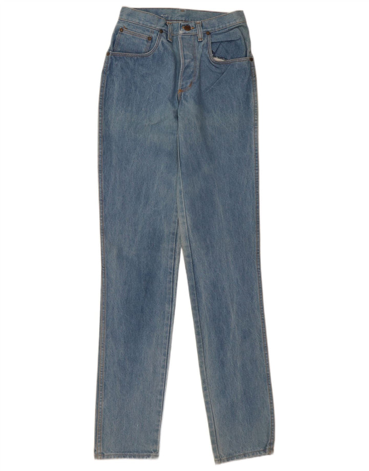 Wrangler Dame Slim Jeans W28 L36 Blå Bomuld