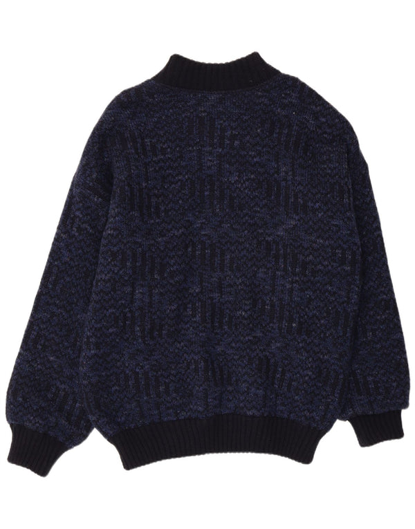 Jockey Herre Cardigan Sweater 2XL Navyblå Flecked Uld