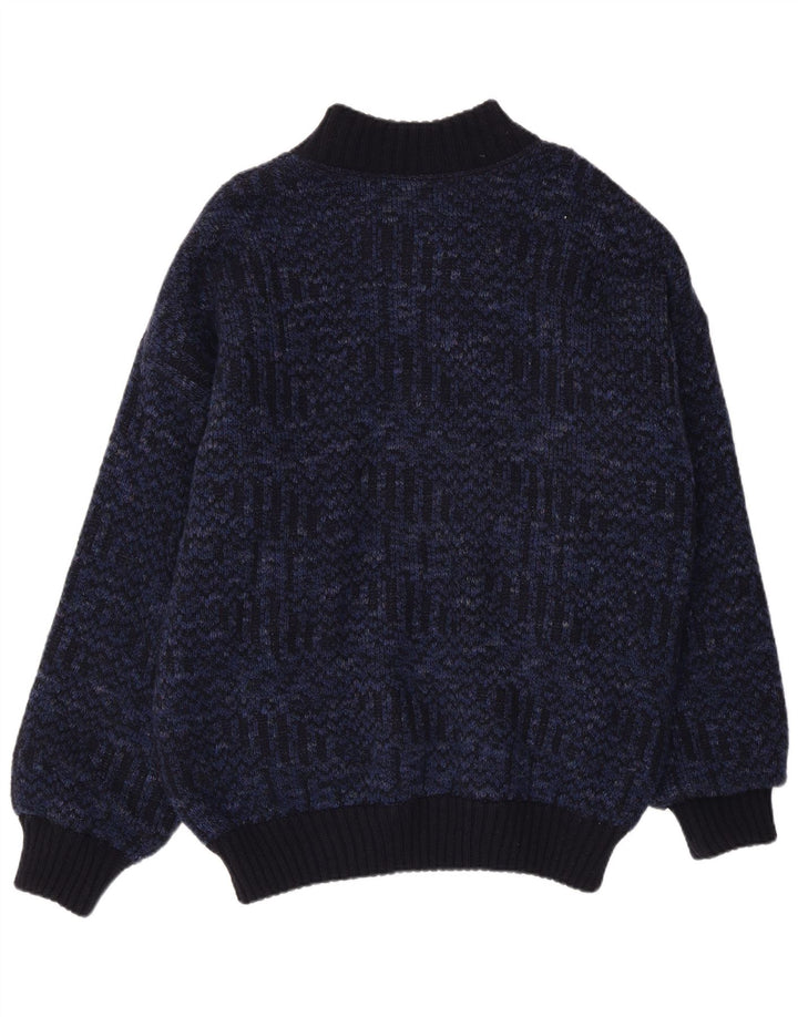 Jockey Herre Cardigan Sweater 2XL Navyblå Flecked Uld