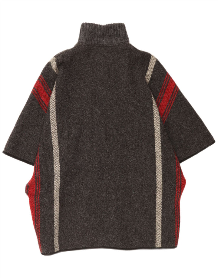 Massimo Dutti Dame Oversized Cardigan Sweater UK 14 Medium Grey