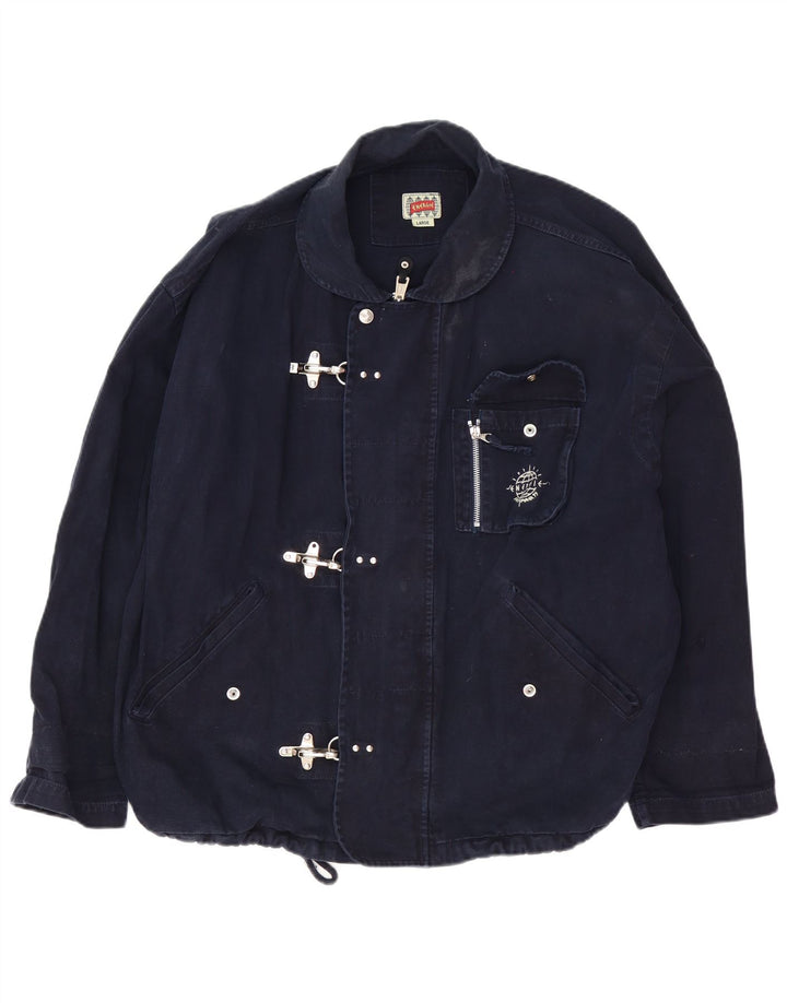 Energie Herre Loose Fit Utility Jacket UK 40 Large Navy Blue