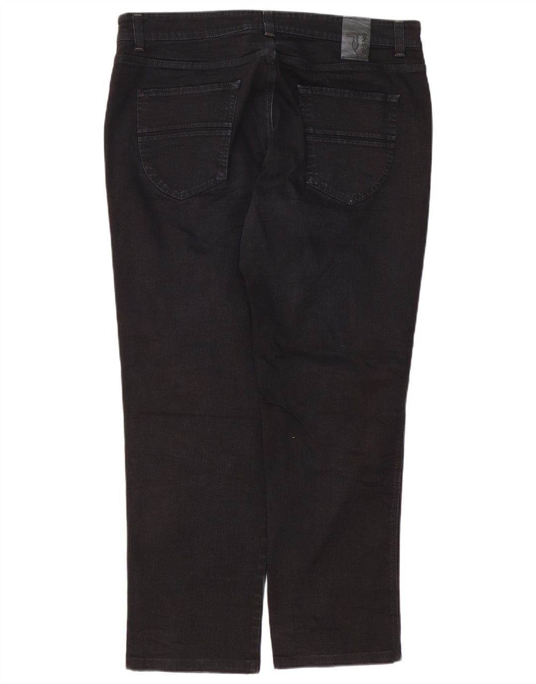 Trussardi Straight Jeans til mænd W40 L30 Sort bomuld