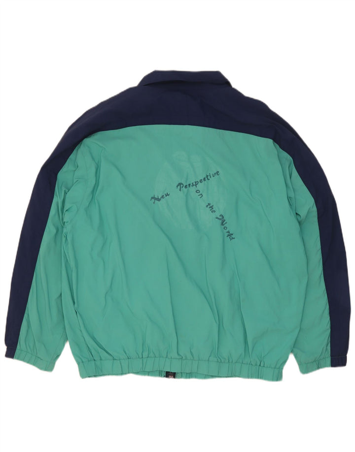Ellesse Dame Tennis Træningsdragt Topjakke IT 46 Stor Turkis Retro