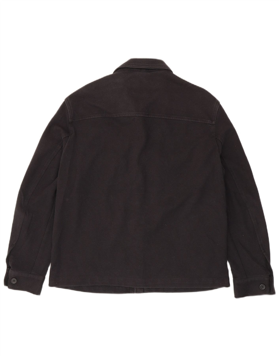 Zara Herre Utility Jacket UK 38 Medium Sort Bomuld