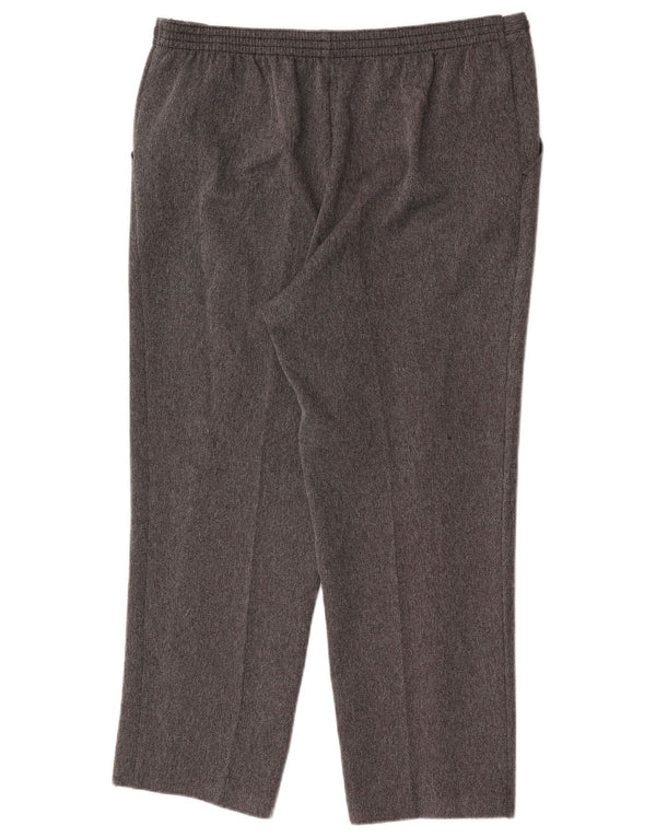 Marks & Spencer lige cropped bukser til kvinder UK 16 Large W34 L25 Grå