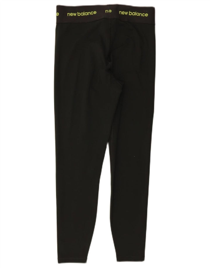 NEW BALANCE Grafiske Leggings til kvinder UK 12 Medium Khaki Polyester