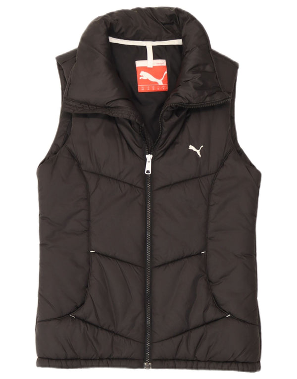 Puma Dame Polstret Gilet UK 8 Small Black Polyamid Sports
