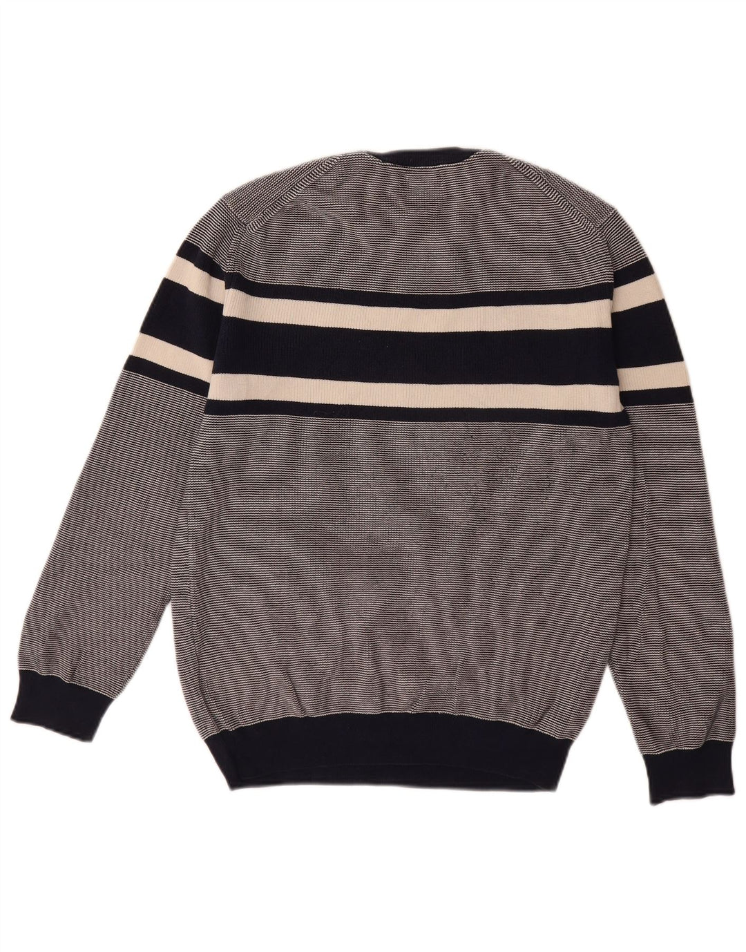 GANT trøje med rund hals til mænd Medium marineblå stribet bomuld