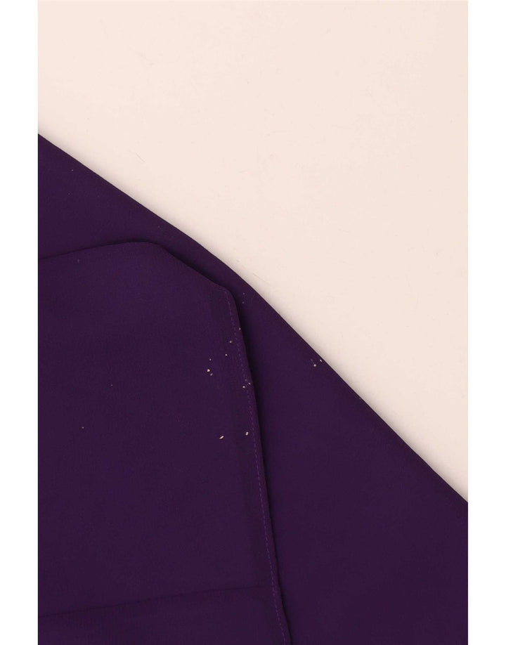 Jacques Vert Dame 3-knaps blazerjakke UK 16 Stor lilla polyester