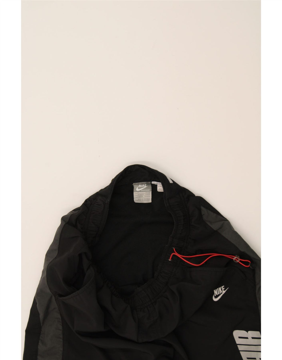 NIKE Mens Graphic Sport Shorts Small  Black Vintage Nike and Second-Hand Nike from Messina Hembry 