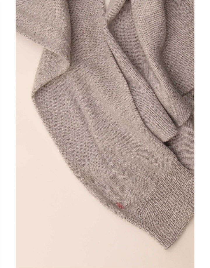 Marks & Spencer Dame Longline Åben Cardigan Sweater UK 10 Small Grey