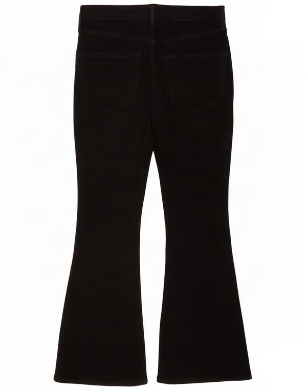 Topshop Dame Jamie Flared Jeans W30 L30 Sort Bomuld