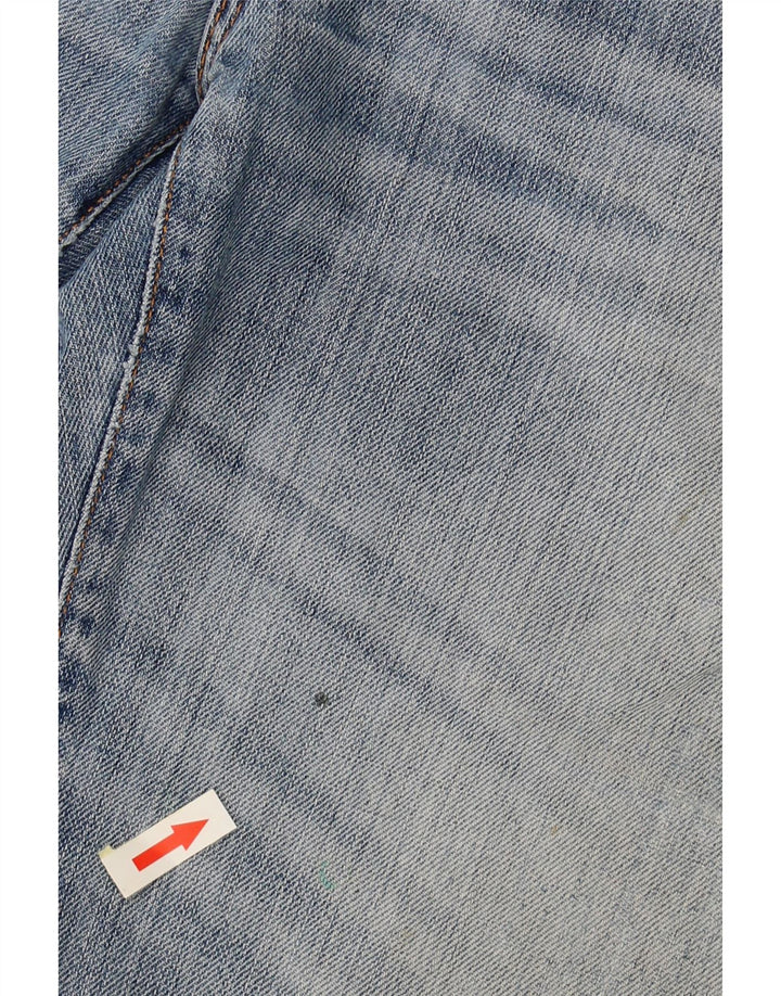 HUGO BOSS Herre Distressed Denim Shorts W36 Large Blue