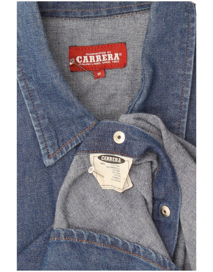 Carrera Denimskjorte til mænd Medium blå bomuld