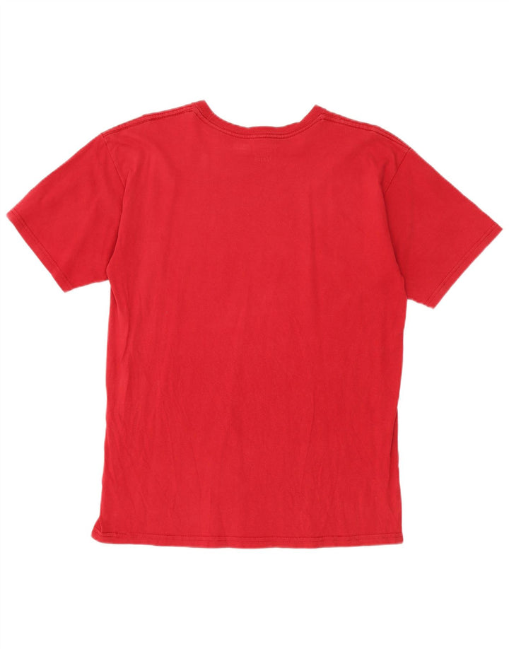 Vans Herre Klassisk grafisk T-shirt Top Medium Rød Bomuld