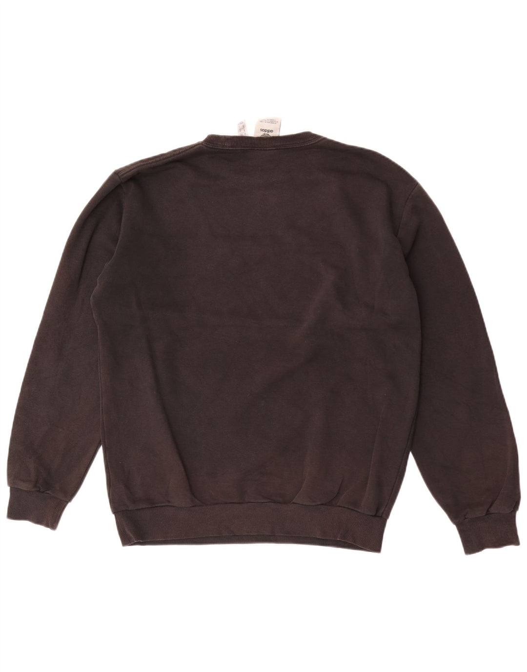Adidas Graphic Sweatshirt Jumper Small Black Colourblock Bomuld