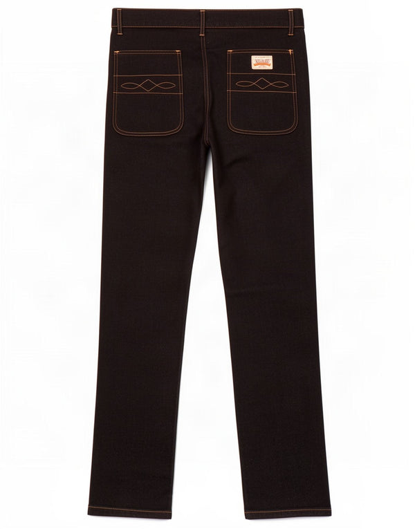 Vintage Womens Straight Chino Trousers IT 52 2XL W32 L33 Black
