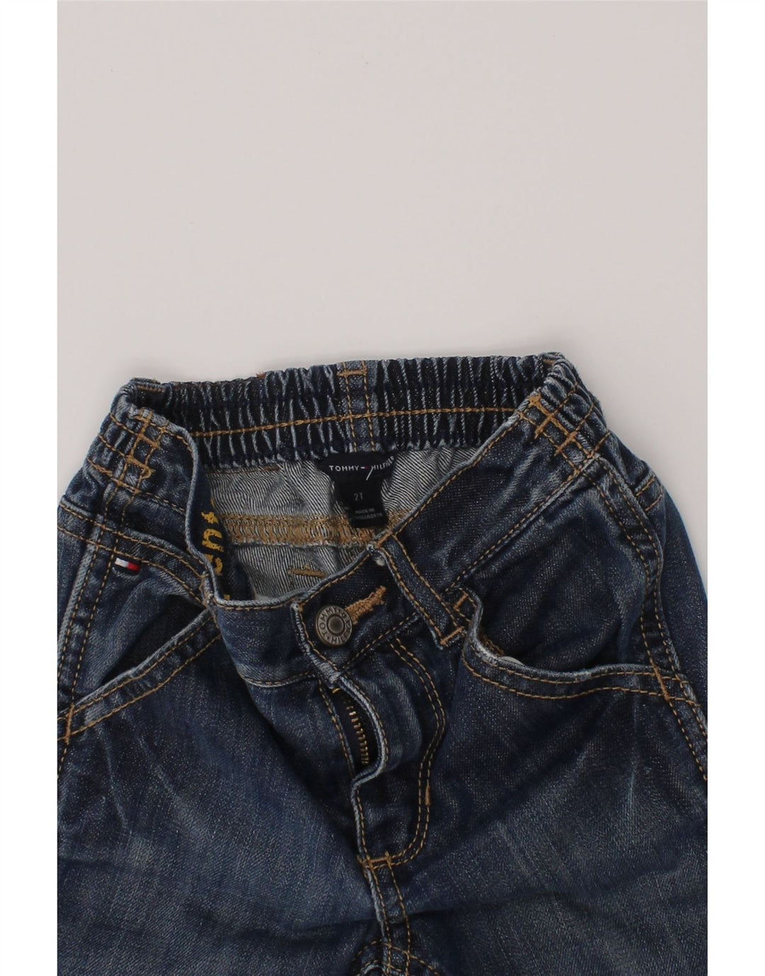 TOMMY HILFIGER Baby Boys Cargo Straight Jeans 18-24 måneder W20 L12 Blå