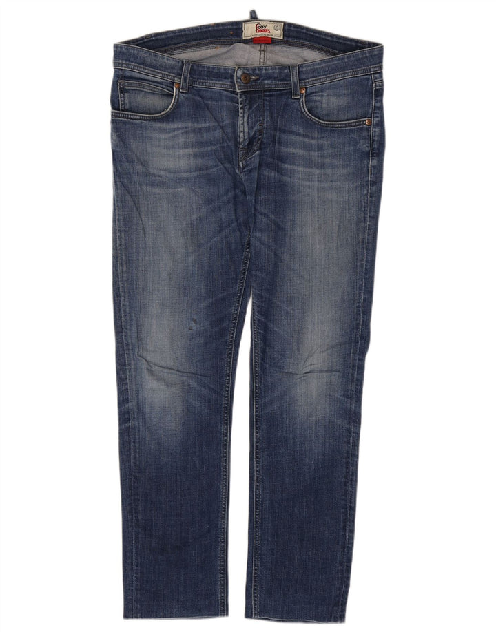 Roy Rogers Slim Jeans til mænd W36 L29 blå bomuld