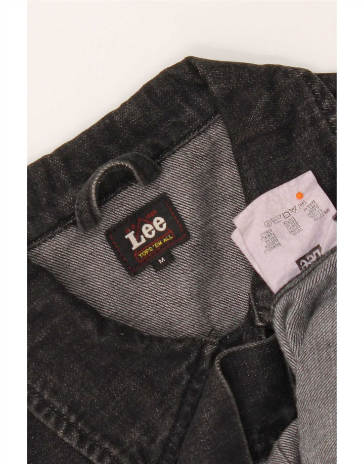 Lee Herre denimjakke UK 38 Medium Sort Bomuld