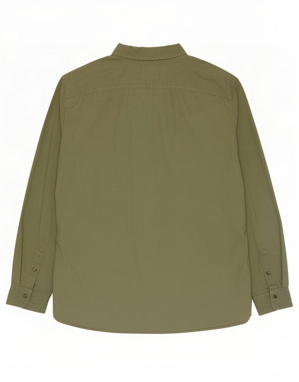 Timberland Herre Slim Fit skjorte 3XL Grøn hør
