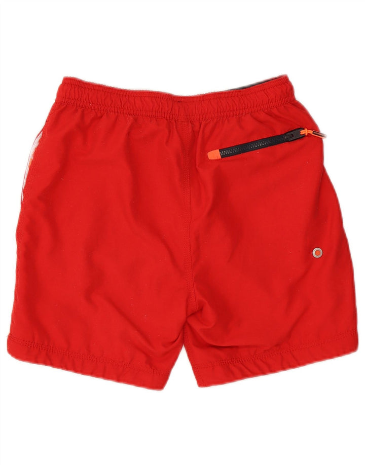 Superdry grafiske svømmeshorts til mænd, små røde polyester