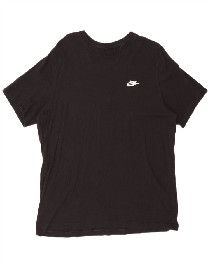 NIKE T-shirt top til mænd XL sort bomuld