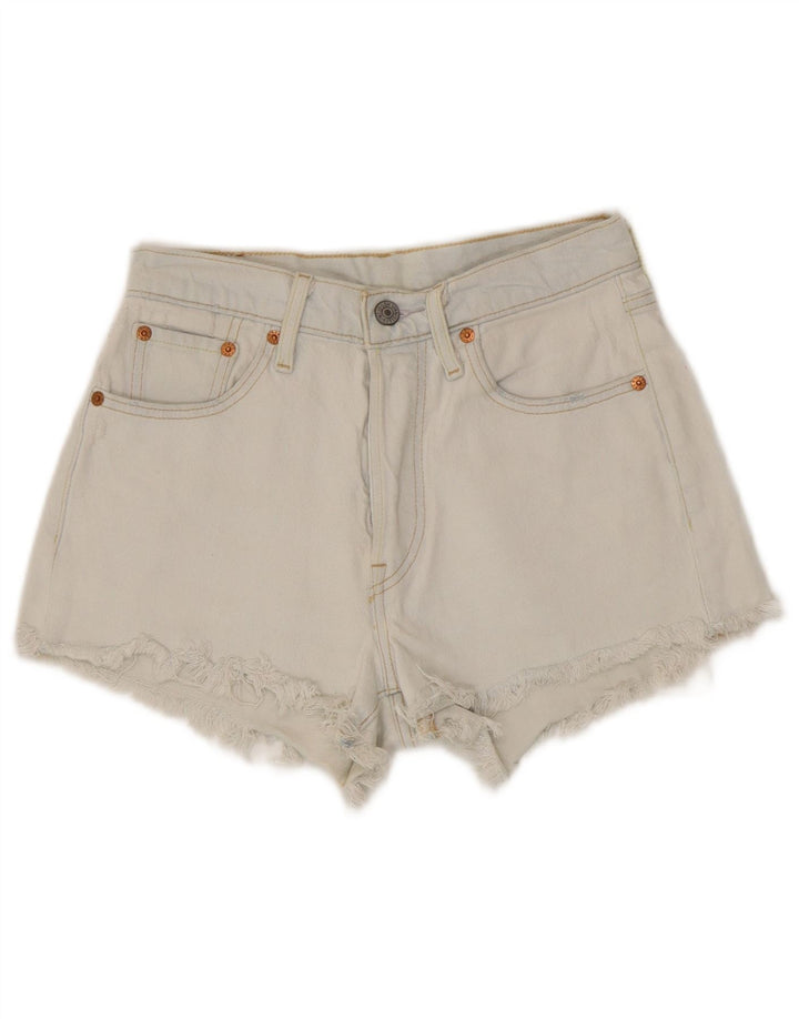 Levi's Womens 501 denimshorts W25 XS blå bomuld