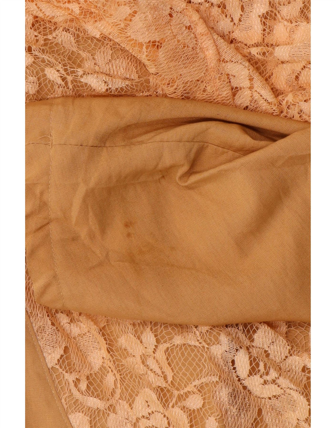 Vintage Dame Bolero Jacket UK 14 Medium Beige Blomsteruld