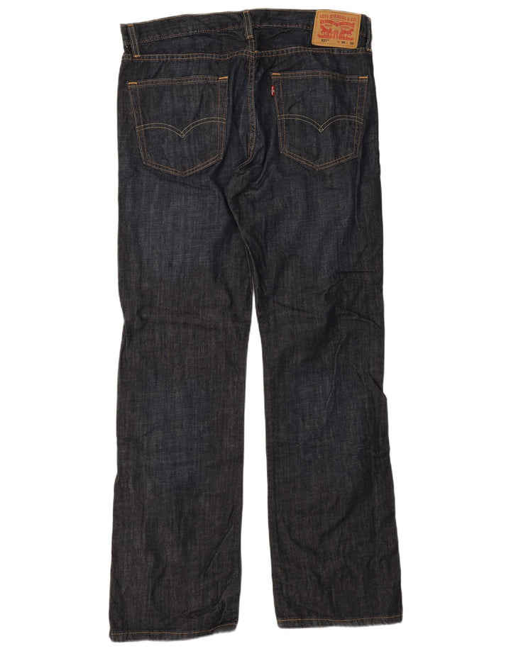 Levi's Herre 527 Bootcut Jeans W36 L32 Marineblå Bomuld