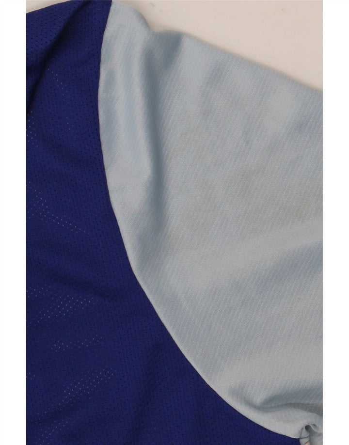 Nike Herre Dri Fit T-Shirt Top XL Blå Colourblock Polyester