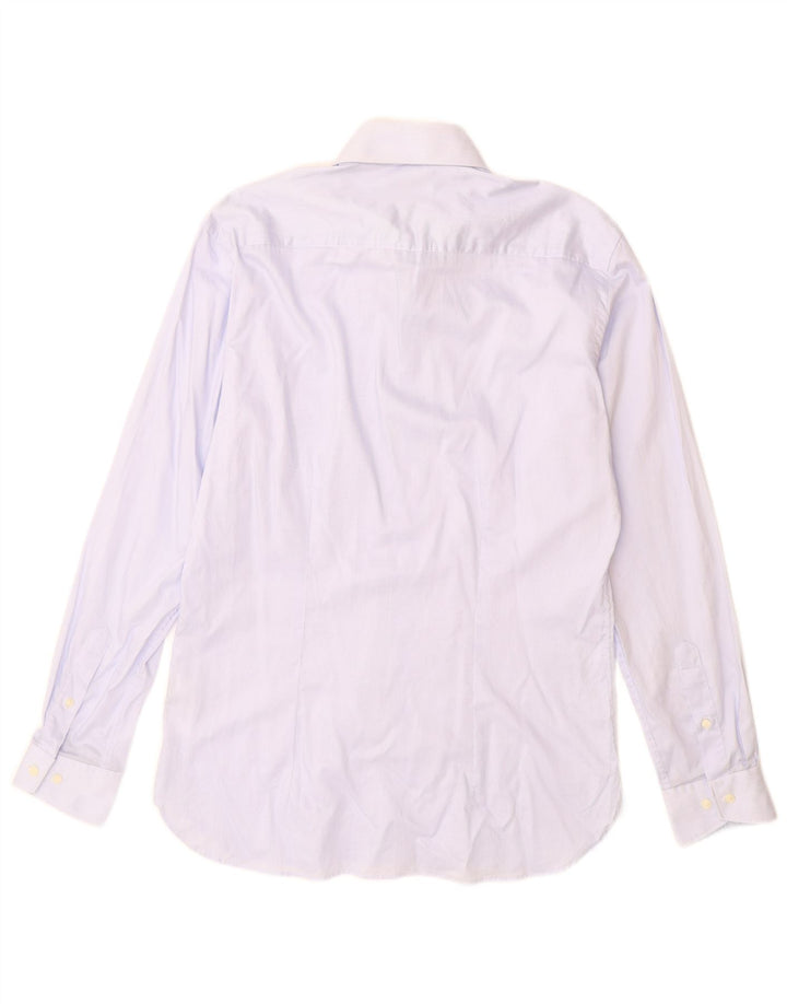 Ted Baker Herreskjorte str. 15 1/2 Medium Blue Pinstripe Cotton