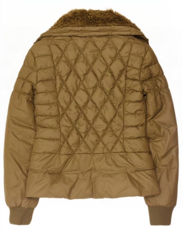 Buffalo Dame Polstret Jakke UK 12 Medium Khaki Polyester