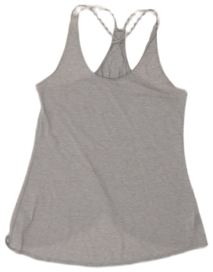 Athleta Damevest Top UK 10 Lille Grå Polyester