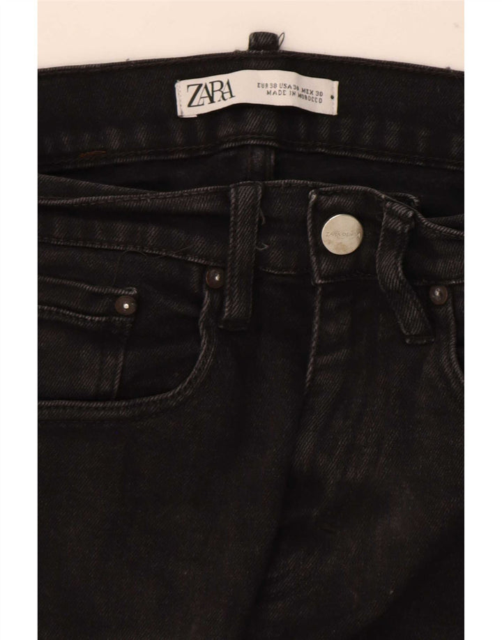 Zara Herre Slim Jeans EU 38 Small W30 L30 Sort