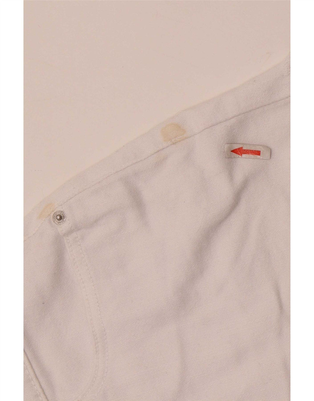 Calvin Klein denimshorts til kvinder W28 Medium hvid bomuld