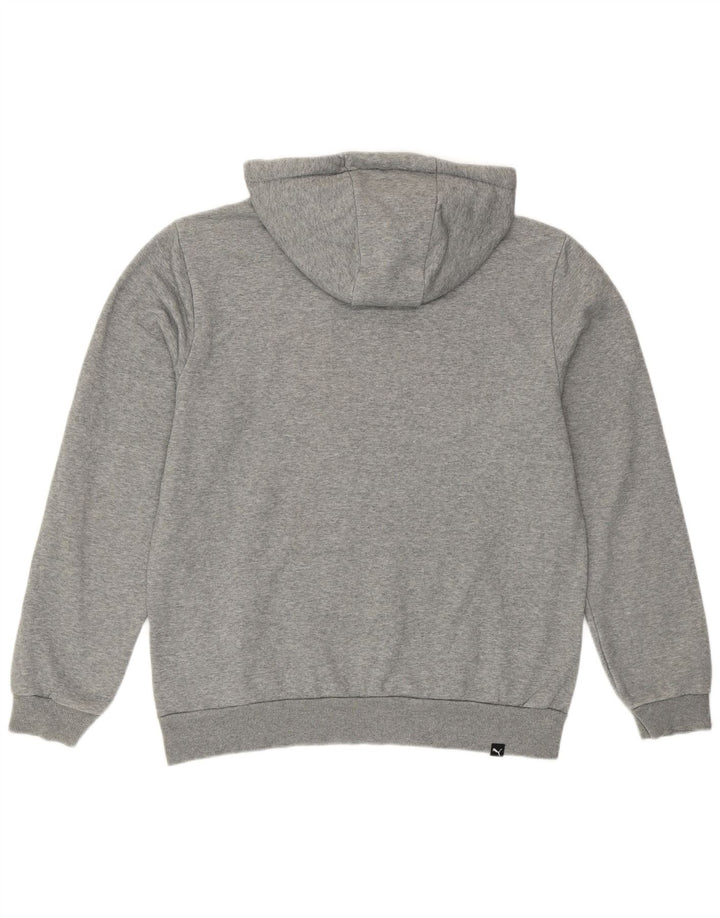 Puma Herre grafisk hættetrøje Jumper Medium Grey Flecked Bomuld