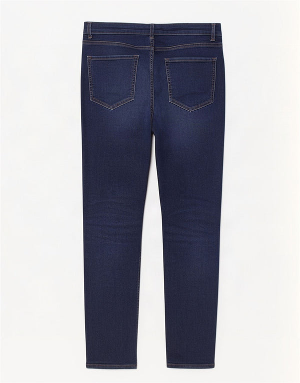 Marks & Spencer Womens The Lily Cropped Jeans UK 12 Medium W30 L25 Blue