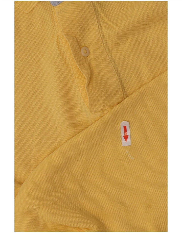 Tommy Hilfiger Herre Polo Shirt Medium Gul