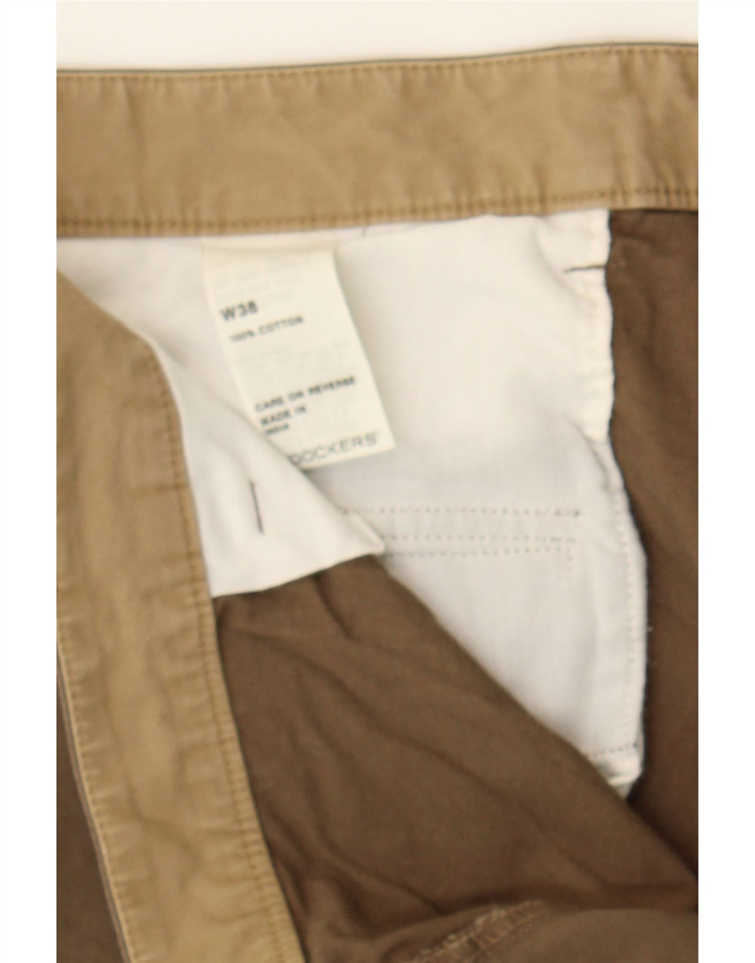 DOCKERS Mens Cargo Shorts W38 XL  Brown Cotton Vintage Dockers and Second-Hand Dockers from Messina Hembry 