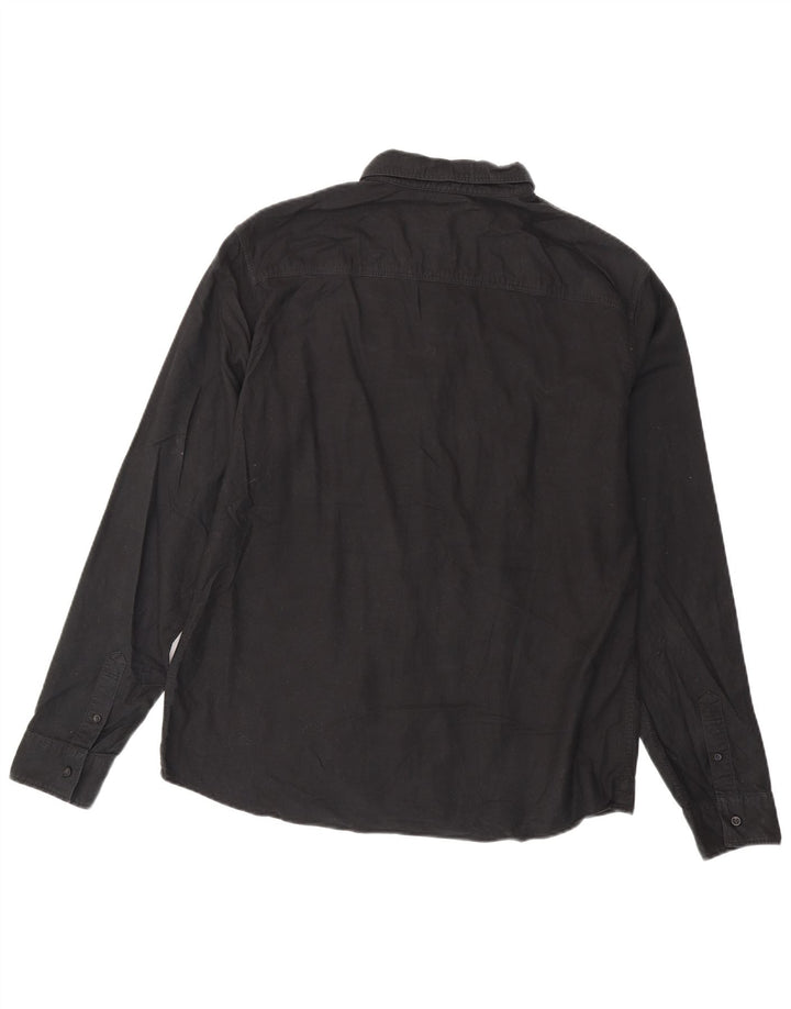 ALL SAINTS Herreskjorte XL Sort Bomuld