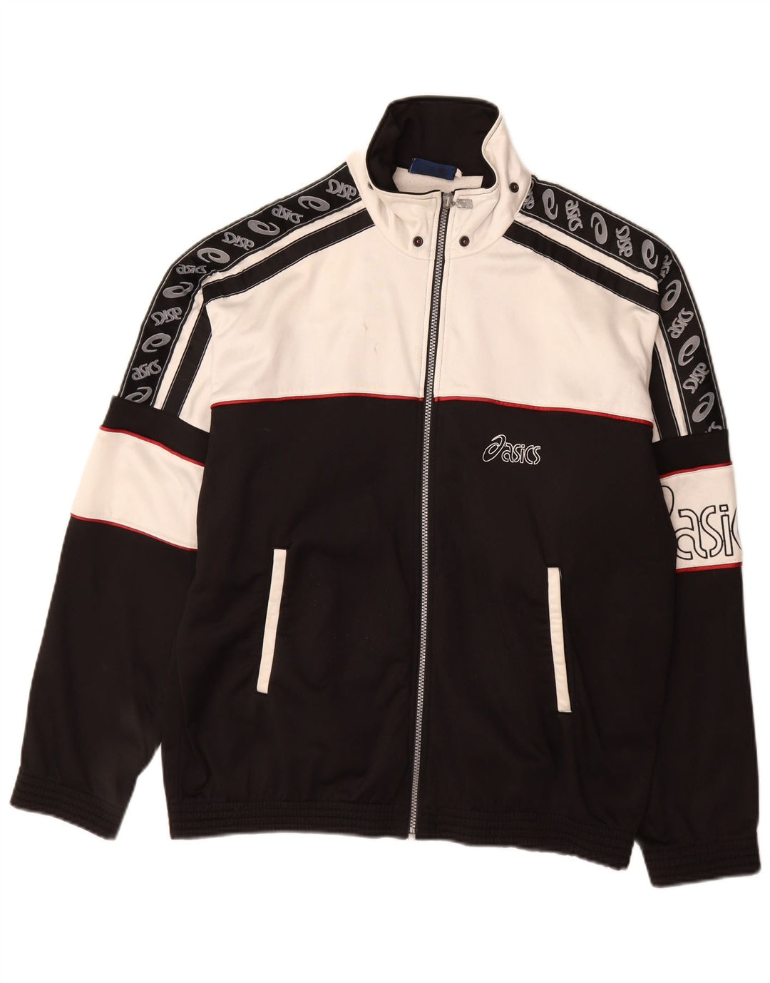 Asics Herre Grafisk træningsdragt Topjakke IT 50 Medium Sort Colourblock