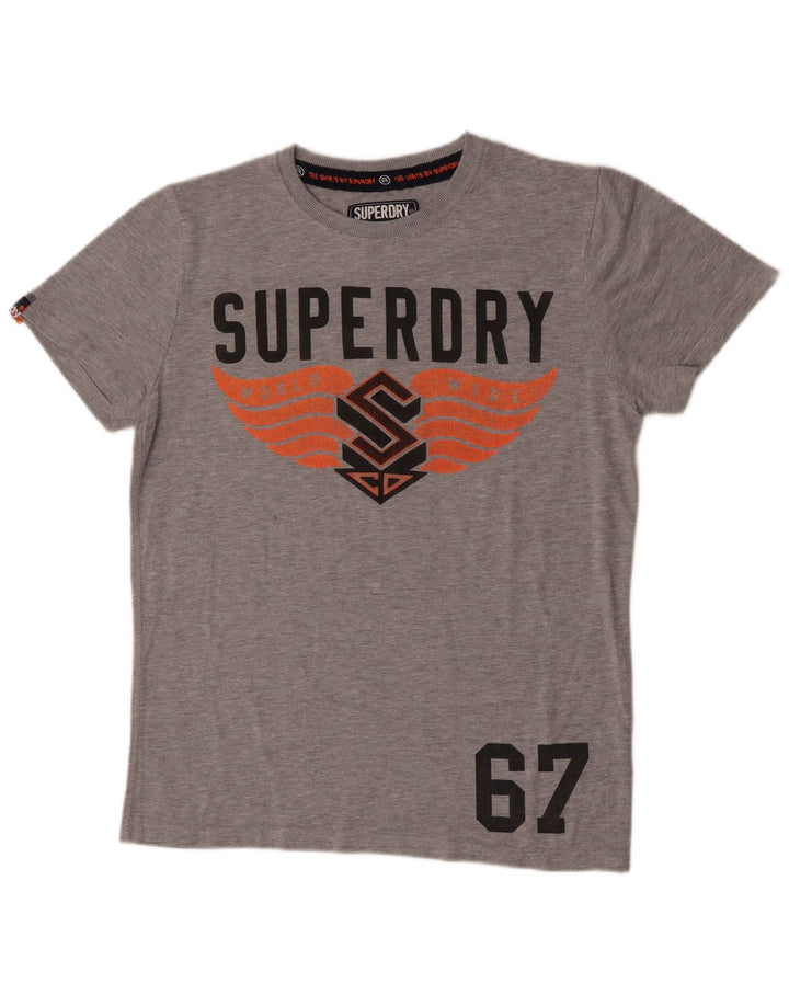 Superdry Herre grafisk T-shirt top mellemgrå